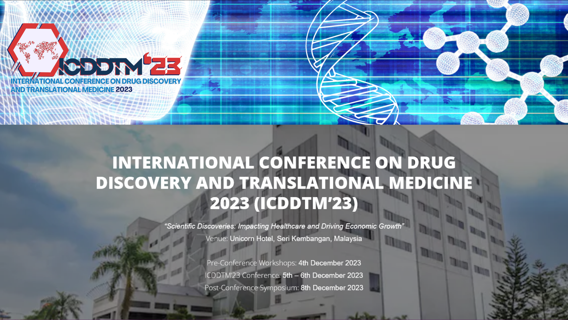 The International Conference on Drug Discovery and Translational Medicine (ICDDTM’23)