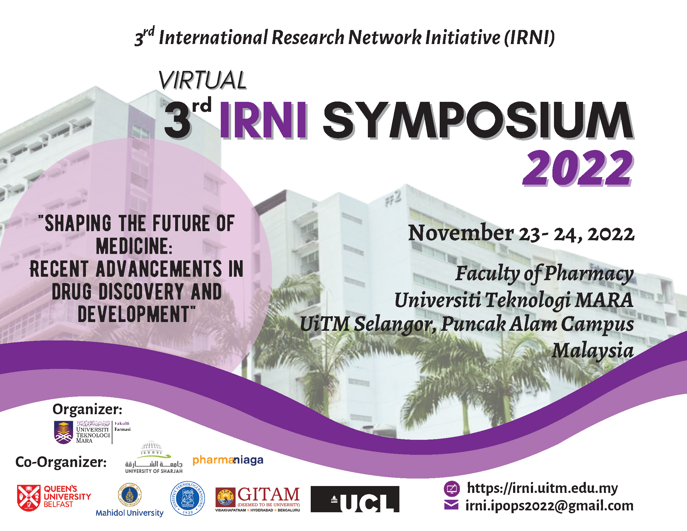 Virtual 3rd IRNI Symposium 2022: Exploring Recent Advancements in Drug Discovery and Development