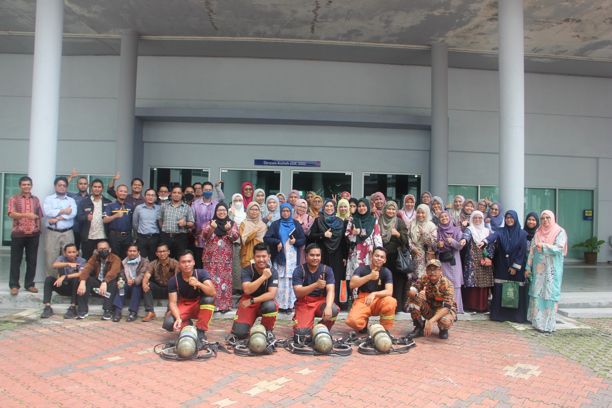 Faculty of Pharmacy Briefing on Fire Safety and Demonstration of Fire Fighting