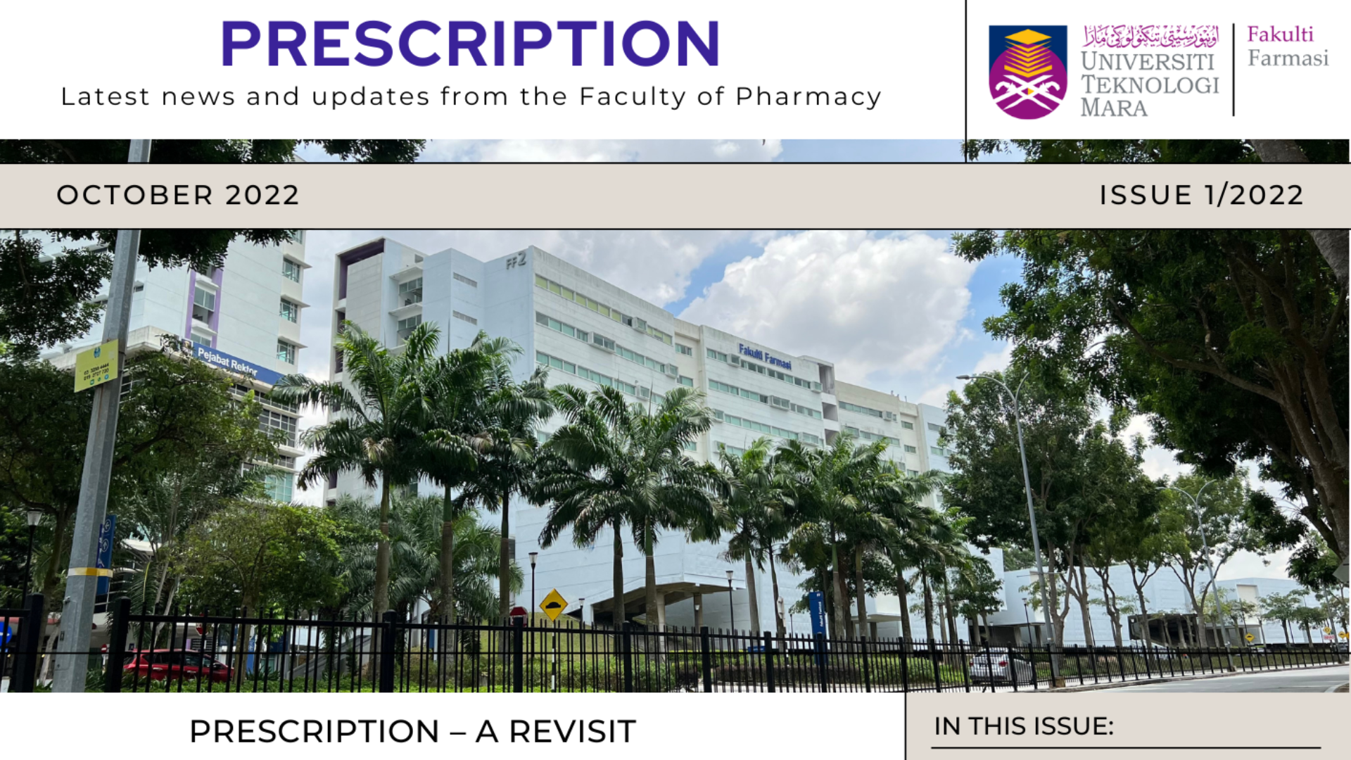 Prescription Newsletter - October 2022